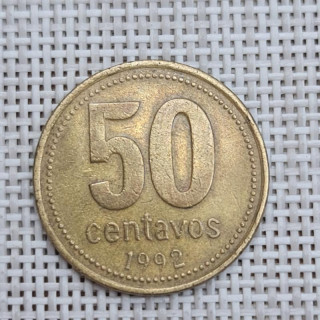 Argentina 50 Centavos 1992 KM-111 VF