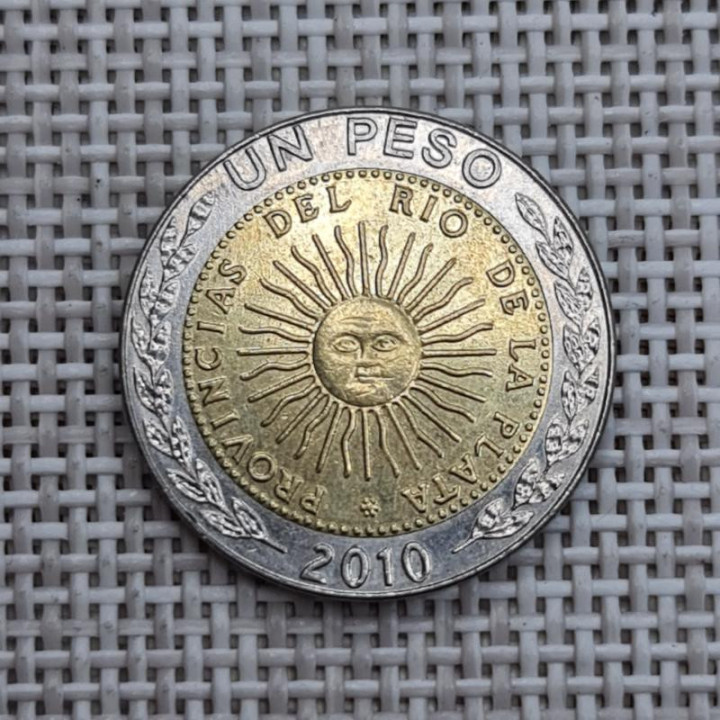 Argentina 1 Peso 2010 KM-112 XF