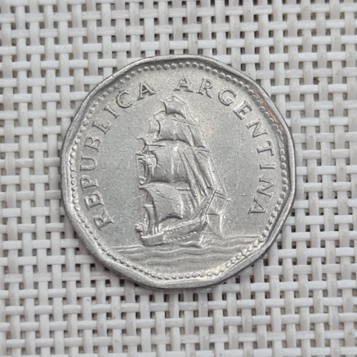 Argentina 5 Pesos 1965 KM-59 VF