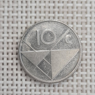 Aruba 10 Cents 1986 KM-2 VF