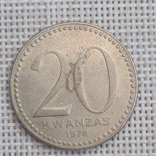Angola 20 Kwanzas 1978 KM-87 VF