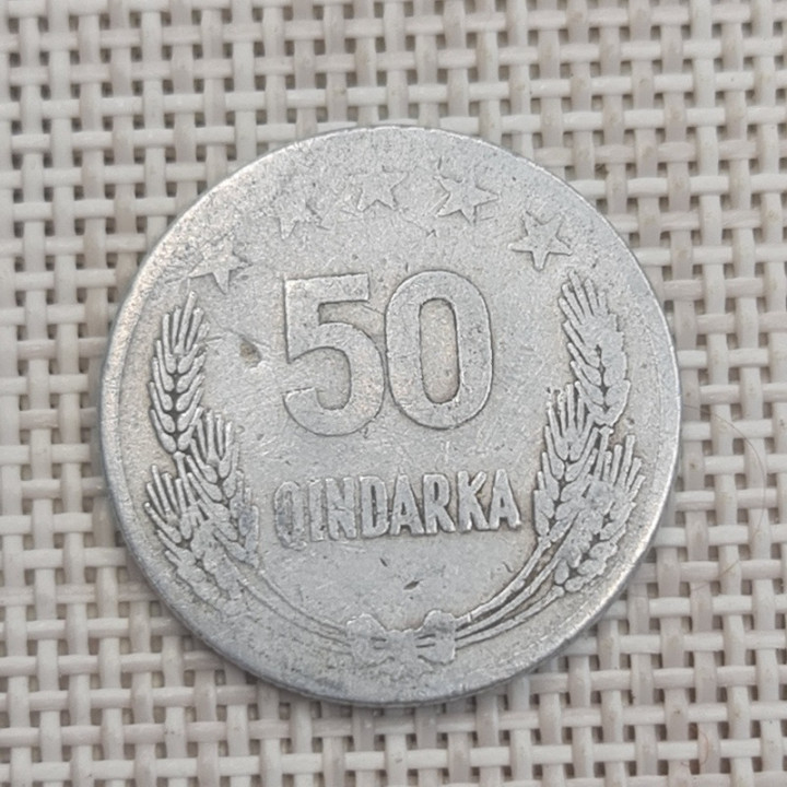 Albania 50 Qindarka 1964 KM-42 F