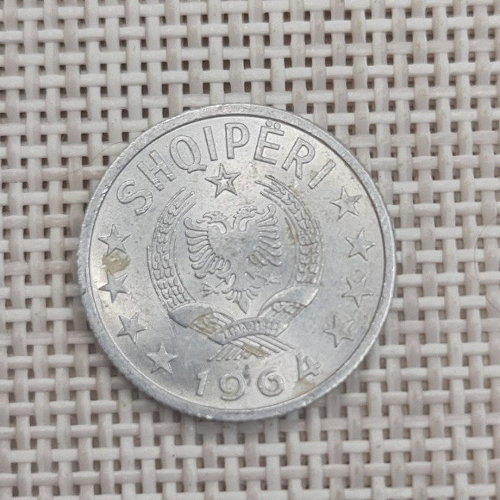 Albania 10 Qindarka 1964 KM-40 VF