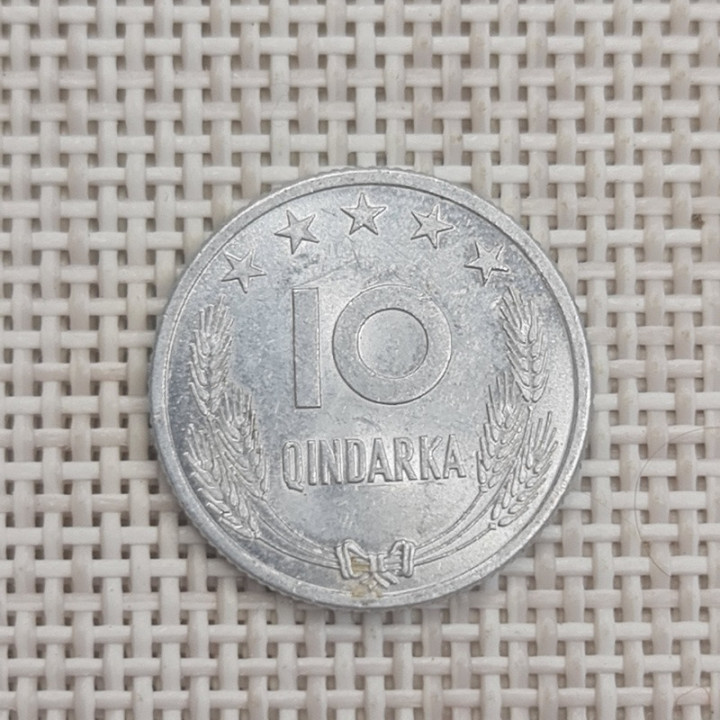 Albania 10 Qindarka 1964 KM-40 VF