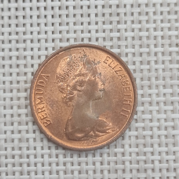 Bermuda 1 Cent 1977 KM-15 VF