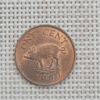 Bermuda 1 Cent 1977 KM-15 VF