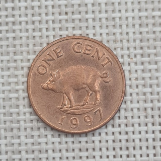 Bermuda 1 Cent 1997 KM-44b VF