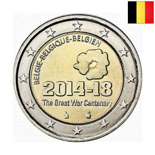 Belgium 2 Euro 2014 "Great War" UNC