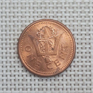Barbados 1 Cent 1987 KM-10 VF