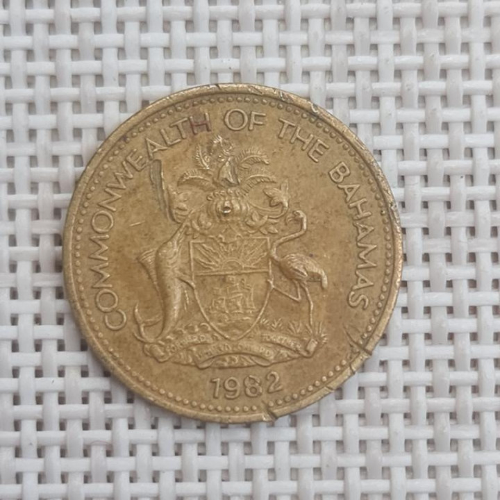 Bahamas 1 Cent 1982 KM-59 VF