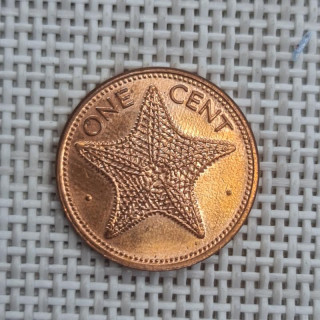 Bahamas 1 Cent 1990 KM-59a XF
