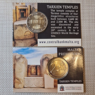 Malta 2 Euro 2021 "Tarxien Temples" BU (Coin Card)