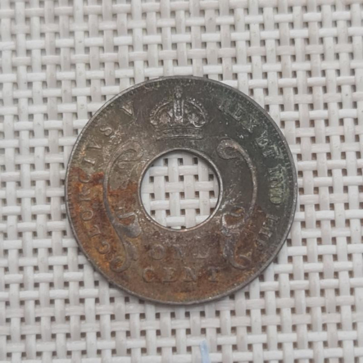 British East Africa 1 Cent 1923 KM-22 F