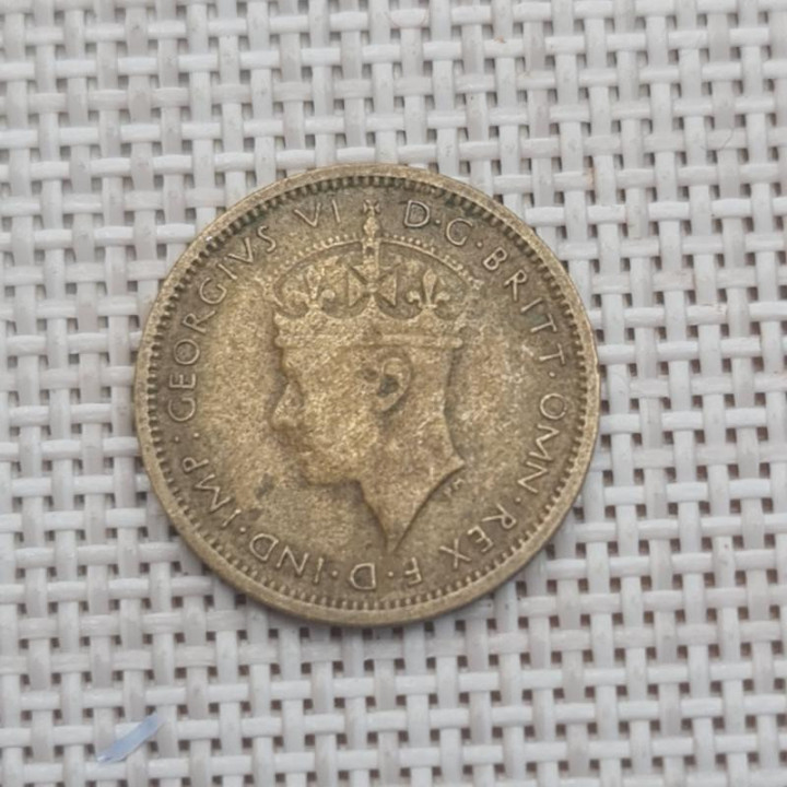 British West Africa 6 Pence 1938 KM-22 VF