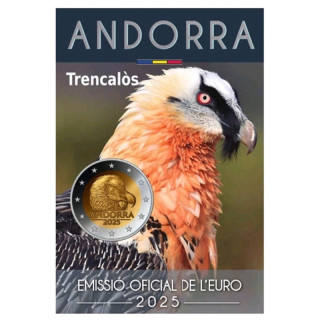 Andorra 2 Euro 2025 "Bearded Vulture" BU (Coin Card)