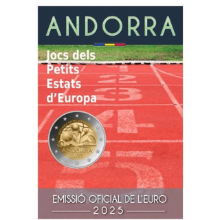 Andorra 2 Euro 2025 "Games" BU (Coin Card)