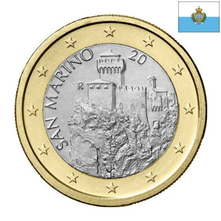 San Marino 1 Euro 2025 KM-561 UNC