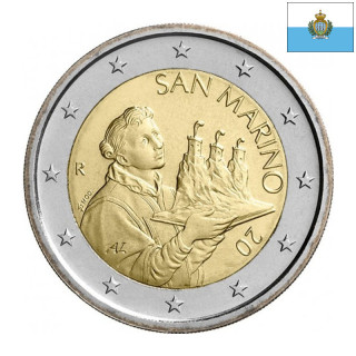 San Marino 2 Euro 2025 KM-562 UNC