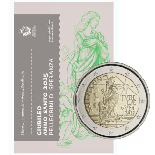 San Marino 2 Euro 2025 "Holy Year" BU (Coin Card)