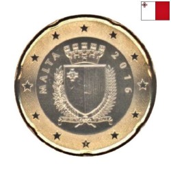 Malta 20 Euro Cent 2016 KM-129 UNC