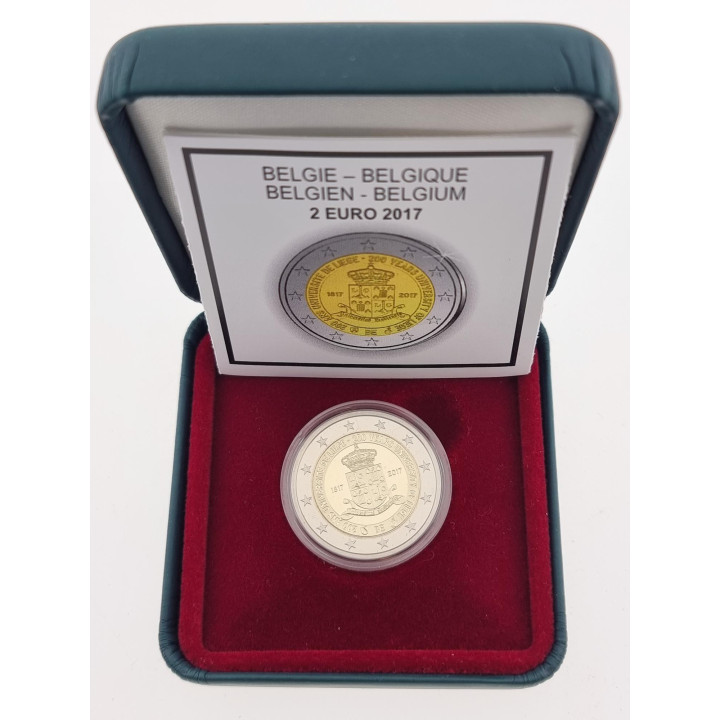 Belgium 2 Euro 2017 "Liège" Proof