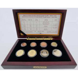 Belgium Official Euro Set (3,88€) 2005 Proof
