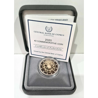 Cyprus 2 Euro 2020 "Institute" Proof