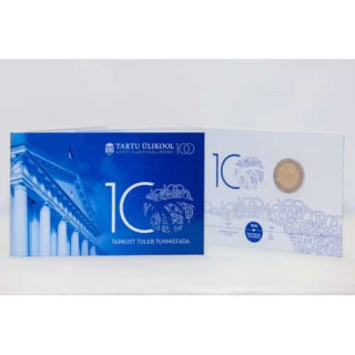 Estonia 2 Euro 2019 "University of Tartu" BU (Coin Card)