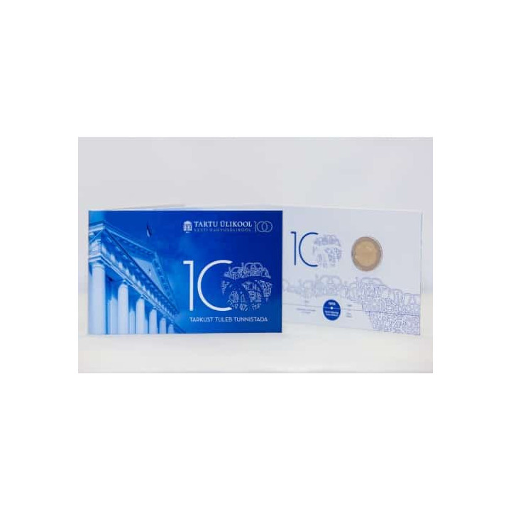 Estonia 2 Euro 2019 "University of Tartu" BU (Coin Card)
