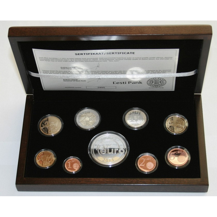 Estonia Official Euro Set (3,88€) 2011 Proof
