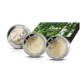 Finland Official 2 x 2 Euro Set 2024 Proof