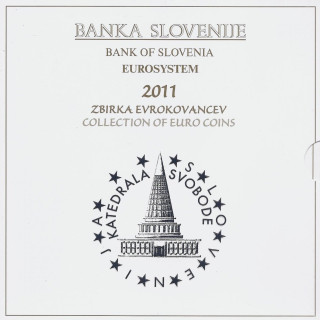Slovenia Official Euro Set (3,88€) 2011 Proof
