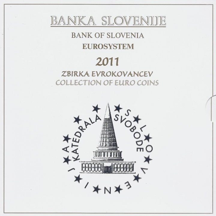 Slovenia Official Euro Set (3,88€) 2011 Proof