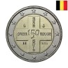Belgium 2 Euro 2014 "Red Cross" BU (French, Coin Card)