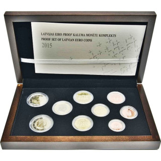 Latvia Official Euro Set (5,88€) 2015 Proof