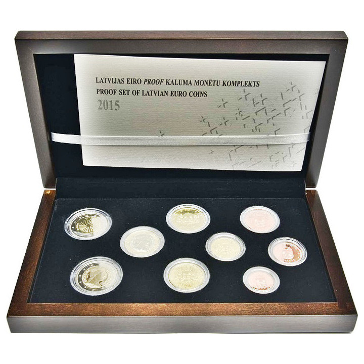 Latvia Official Euro Set (5,88€) 2015 Proof