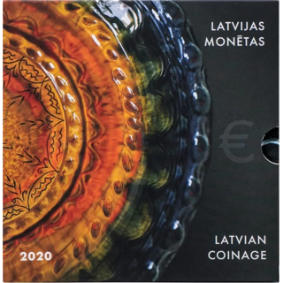 Latvia Official Euro Set (5,88€) 2020 BU