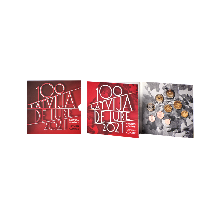 Latvia Official Euro Set (5,88€) 2021 BU
