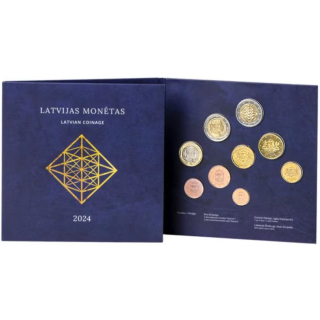 Latvia Official Euro Set (5,88€) 2024 BU