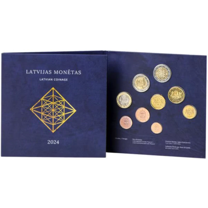 Latvia Official Euro Set (5,88€) 2024 BU