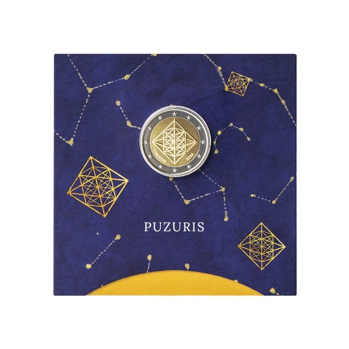 Latvia 2 Euro 2024 "Puzuris" BU (Coin Card)