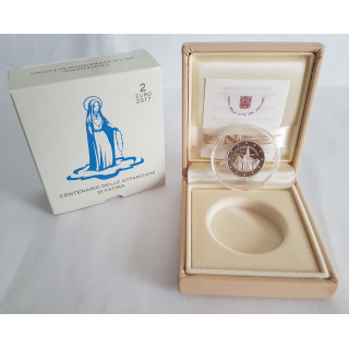 Vatican City 2 Euro 2017 "Fátima" Proof