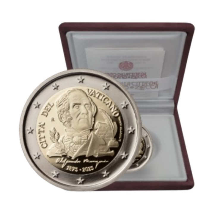 Vatican City 2 Euro 2023 "Alessandro Manzoni" Proof