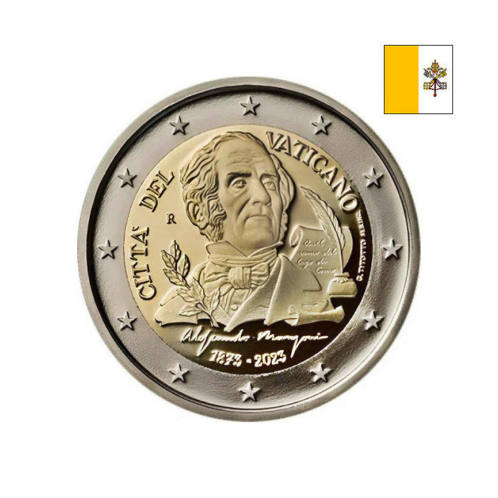 Vatican City 2 Euro 2023 "Alessandro Manzoni" BU