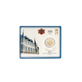 Luxembourg 2 Euro 2024 "Feierstëppler" BU Coin Card