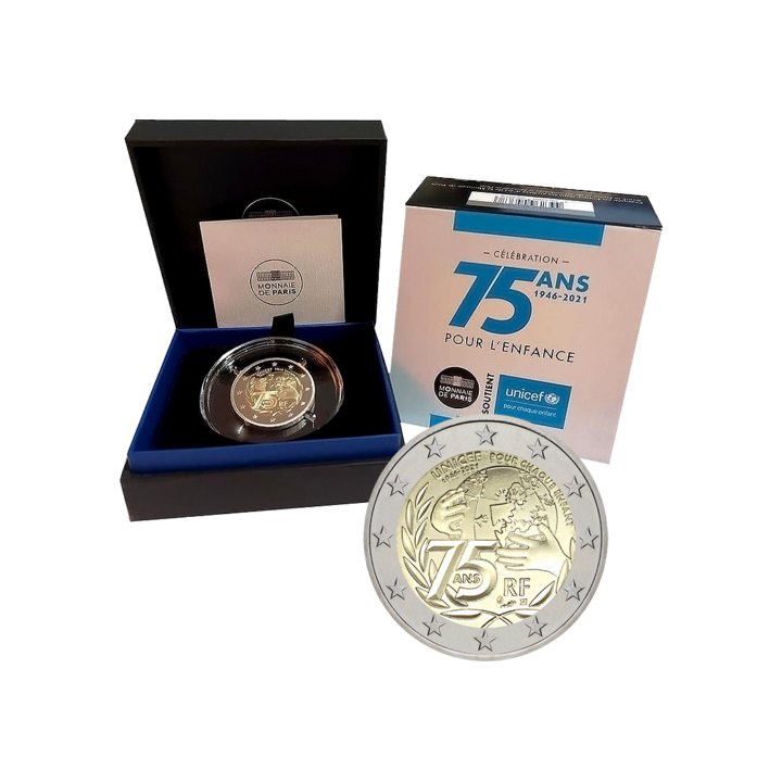 France 2 Euro 2021 "UNICEF" PROOF