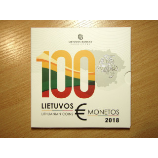 Lithuania Official Euro Set (3,88€) 2018 BU