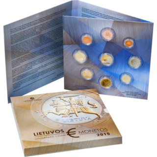 Lithuania Official Euro Set (3,88€) 2015 Proof
