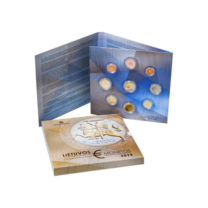 Lithuania Official Euro Set (3,88€) 2015 Proof