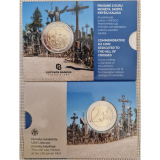 Lithuania 2 Euro 2020 "Hill of Crosses" BU (Coin Card)